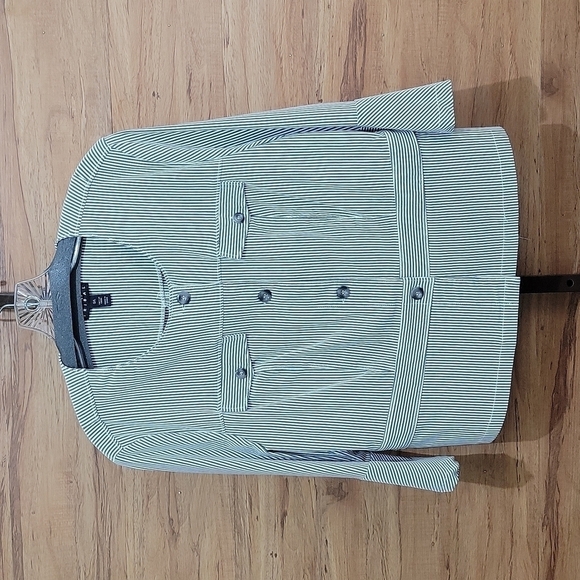 TRIBAL Lightweight Women's Jacket Grey And White Striped - Picture 2 of 7